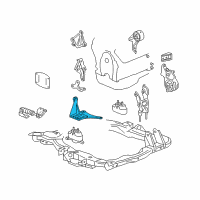 OEM 2004 Chevrolet Malibu Bracket-Engine Mount Diagram - 22729233