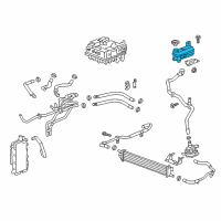 OEM Cadillac CT6 Reservoir Tank Diagram - 22885661