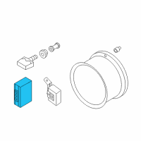 OEM 2018 Nissan NV200 Tire Pressure Control Module Diagram - 40720-3LM0A