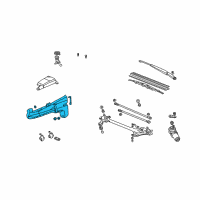 OEM 2005 Honda CR-V Tank Set, Washer Diagram - 76840-S9A-003