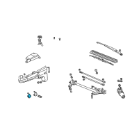 OEM 2000 Honda S2000 Motor, Washer (High) (Mitsuba) Diagram - 76806-SL0-E11