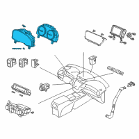 OEM 2016 Acura RDX Meter Assembly, Combination (Rewritable) (Denso) Diagram - 78100-TX4-A21