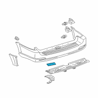 OEM 2002 Toyota Sequoia Reflector Diagram - 81920-0C010