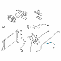 OEM 2018 Nissan NV3500 Hose-Reserve Tank Diagram - 21741-1PD0A