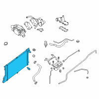 OEM Nissan NV2500 Radiator Assy Diagram - 21410-9JJ0A