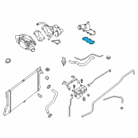 OEM 2022 Nissan Armada Gasket-Water Inlet Diagram - 13050-1CA1B