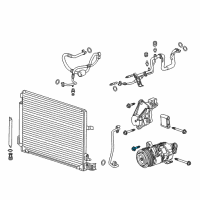 OEM 2016 Chevrolet Corvette Mount Bolt Diagram - 11588742