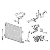 OEM GMC Sierra 1500 AC Tube Seal Diagram - 3041827