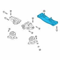 OEM 2015 Hyundai Genesis Transaxle Mounting Bracket Assembly Diagram - 21830-B1250