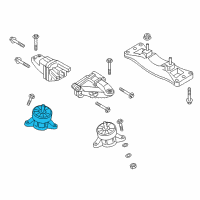 OEM 2015 Hyundai Genesis Insulator-Hydraulic, RH Diagram - 21812-B1250