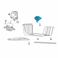 OEM 2015 Jeep Grand Cherokee INSULATOR-Transmission Mount Diagram - 5154807AE