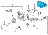 OEM 2021 Ford Bronco COVER Diagram - M2DZ-17D743-D