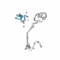 OEM Ram 2500 Tube-Brake Diagram - 68204418AC