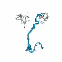 OEM 2014 Ram 3500 Tube-Brake Diagram - 68192419AA