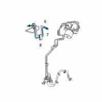 OEM 2016 Ram 2500 Tube-Brake Diagram - 68204421AC