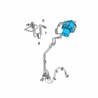 OEM 2018 Ram 3500 Electrical Anti-Lock Brake System Control Diagram - 68143491AA