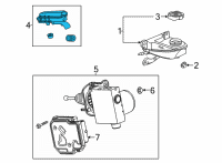 OEM 2022 Chevrolet Trailblazer Auxiliary Reservoir Diagram - 84523275