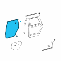 OEM 2009 Toyota Sequoia Surround Weatherstrip Diagram - 67871-0C060