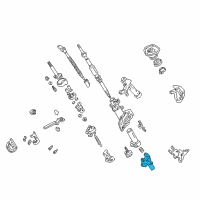 OEM 2005 Toyota Land Cruiser Upper Column Diagram - 45205-60180