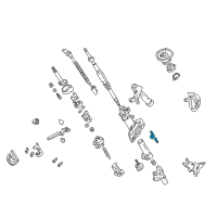 OEM Lexus LS400 Cable, Tilt Steering Support Bond Diagram - 45832-60010