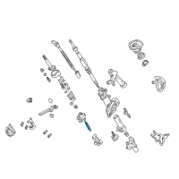 OEM Lexus LX470 Screw, Telescopic Steering Diagram - 45811-60010