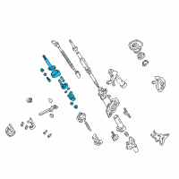 OEM 2004 Toyota Land Cruiser Intermed Shaft Diagram - 45220-60110