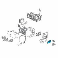 OEM Chevrolet Traverse Rear Panel Diagram - 84253909