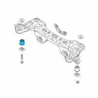 OEM 2018 Kia Sedona BUSHING-CROSSMEMBER Diagram - 55456A9000