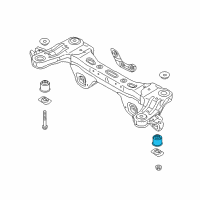 OEM 2018 Kia Sedona Bushing-X/Member Rear Diagram - 55457A9000