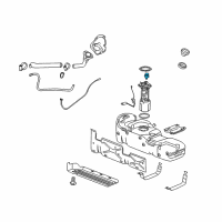 OEM 2011 GMC Sierra 1500 Tank Pressure Sensor Diagram - 13500745