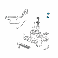 OEM GMC Sierra 3500 HD Fuel Cap Diagram - 20962524