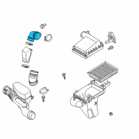 OEM 2014 Toyota Prius Air Inlet Tube Diagram - 17881-37120