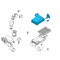 OEM 2015 Toyota Prius Plug-In Cover Diagram - 17705-37131