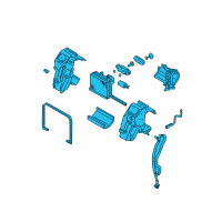 OEM 2004 Infiniti M45 Heating Unit-Front Diagram - 27110-AR204