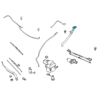 OEM 2017 Hyundai Elantra GT Cap-Windshield Washer Reservoir Diagram - 98623-3K000