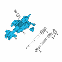 OEM 2018 Ford Expedition Steering Column Diagram - HL3Z-3C529-J