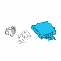 OEM 2019 Lexus UX250h Clear Computer Assembly Diagram - 89340-76050