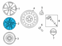 OEM Kia Sorento Wheel Assembly-Aluminium Diagram - 52910P4110