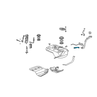 OEM 2011 Honda Pilot Tube, Filler Neck Diagram - 17651-SZA-A01