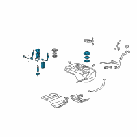 OEM 2015 Honda Pilot Module Set, Fuel Pump Diagram - 17045-SZA-A00
