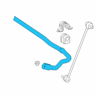 OEM 2018 Toyota Prius Stabilizer Bar Diagram - 48811-47080