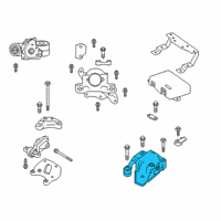 OEM 2020 Infiniti QX50 Insulator-Engine Mounting, LH Diagram - 11220-5NA0A