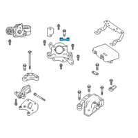 OEM 2020 Infiniti QX50 Dynamic Damper Assy Diagram - 11375-5NA0B