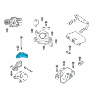 OEM 2019 Infiniti QX50 Bracket-Engine Mounting Diagram - 11231-5NA0A