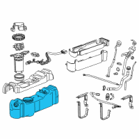 OEM Chevrolet Silverado 3500 HD Tank-Emission Reduction Fluid Diagram - 22968922