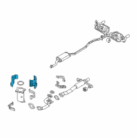 OEM 2008 Mercury Sable Heat Shield Diagram - 7T4Z-5E258-B