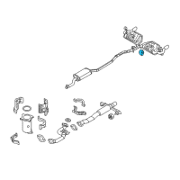 OEM 2009 Ford Edge Extension Pipe Insulator Diagram - 7T4Z-5F262-A