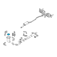 OEM 2010 Ford Fusion Preconverter Seal Diagram - 7T4Z-5F263-AA