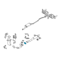 OEM Ford Extension Pipe Gasket Diagram - 7T4Z-5C226-AA