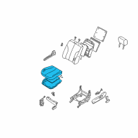 OEM 2001 Nissan Maxima Cushion Assy-Front Seat Diagram - 87300-4Y117